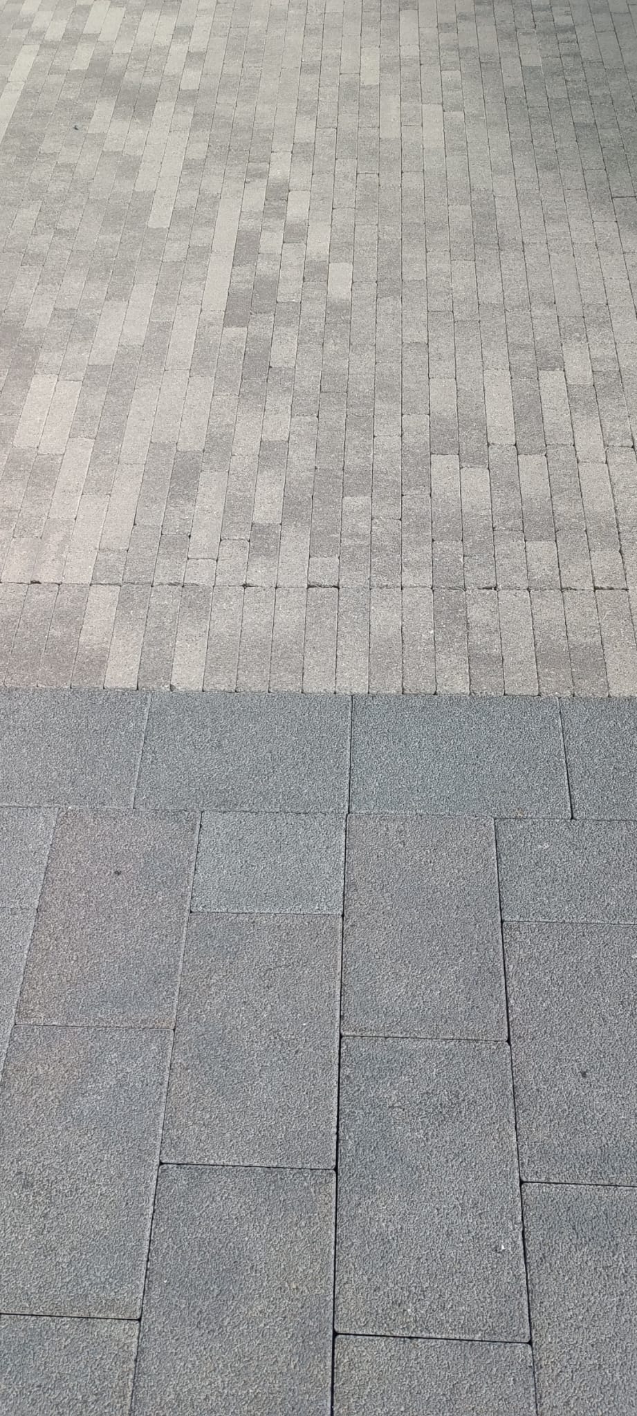 Waterdoorlatende betonklinkers